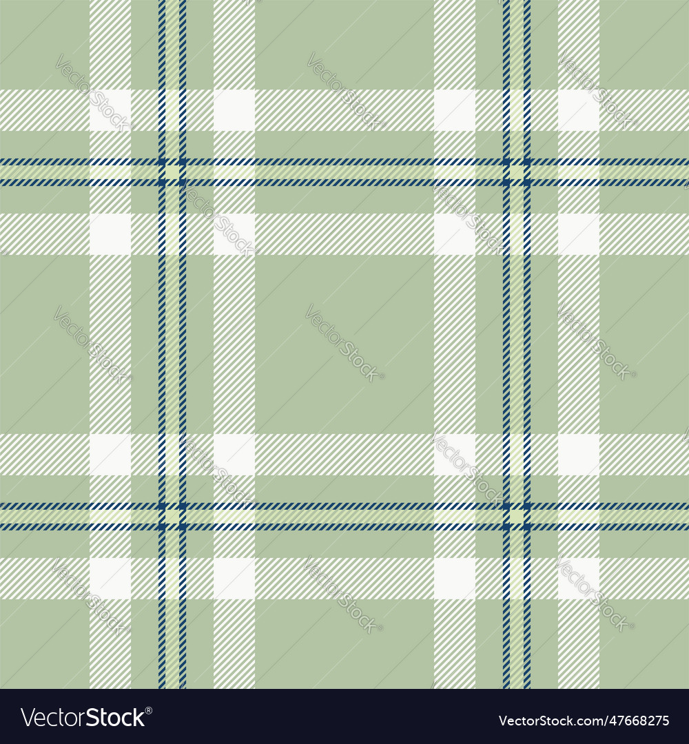 Plaid seamless pattern check fabric texture Vector Image