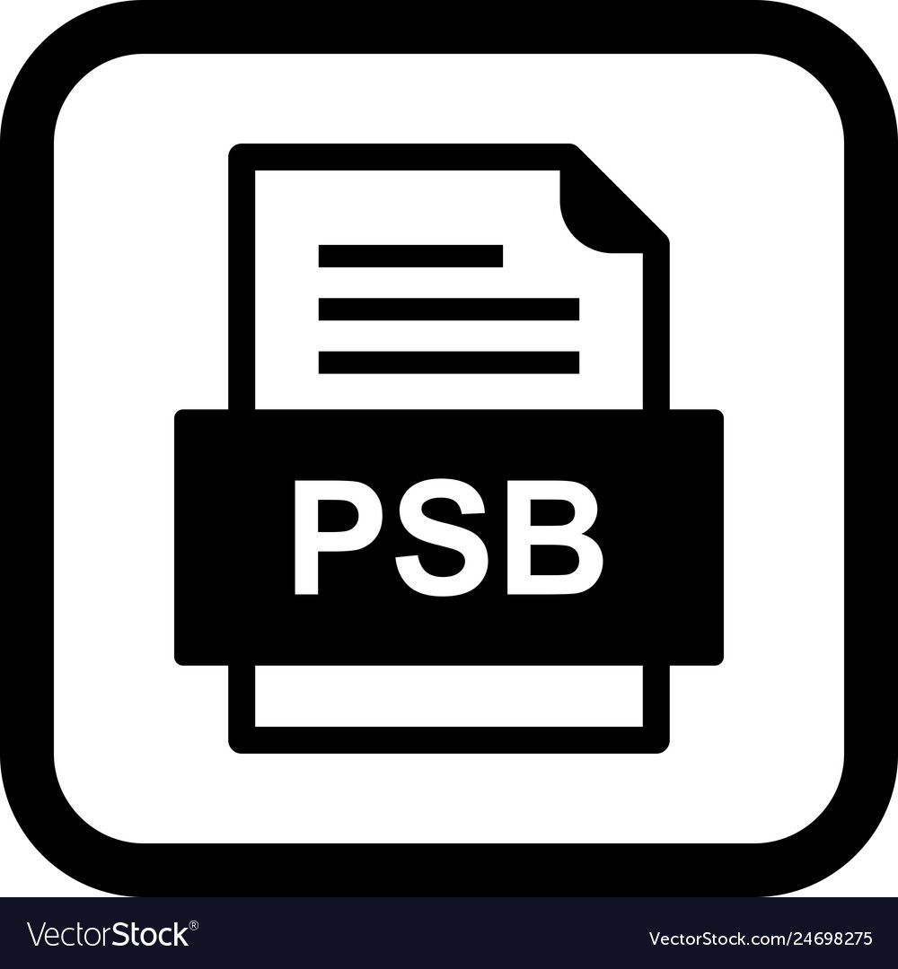 Psb file document icon