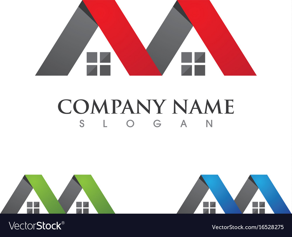 Real estate property and construction logo design