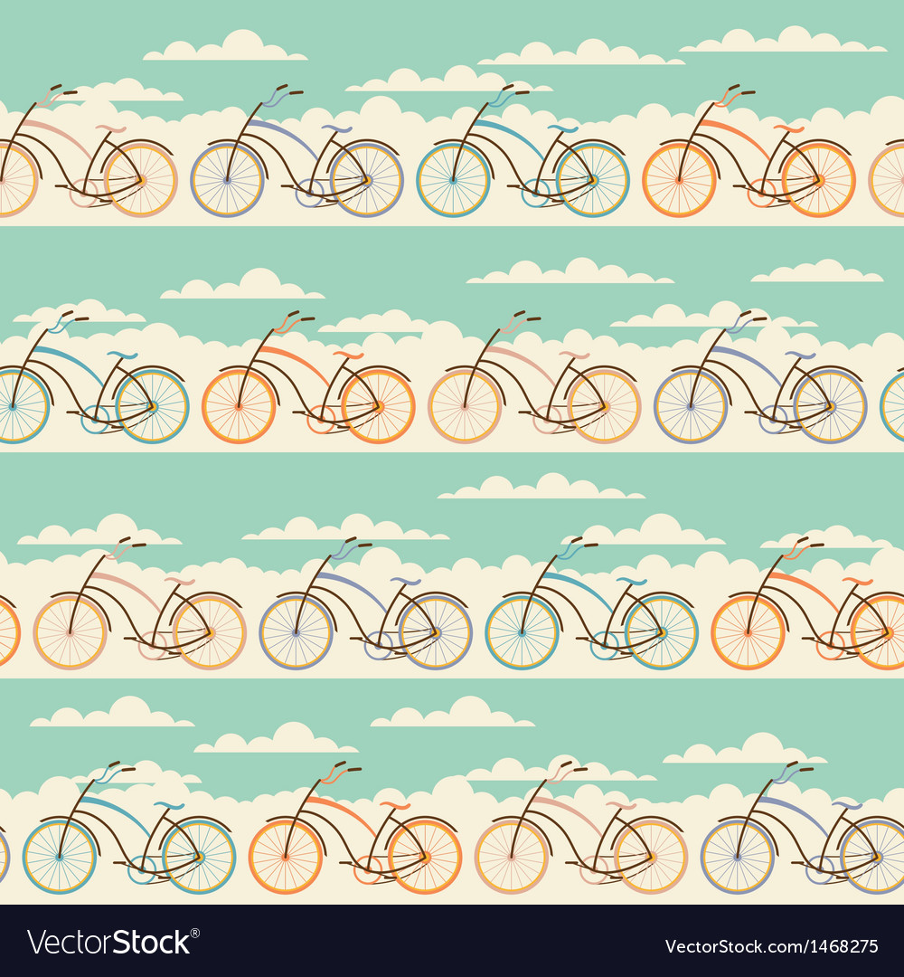 Seamless pattern in retro style