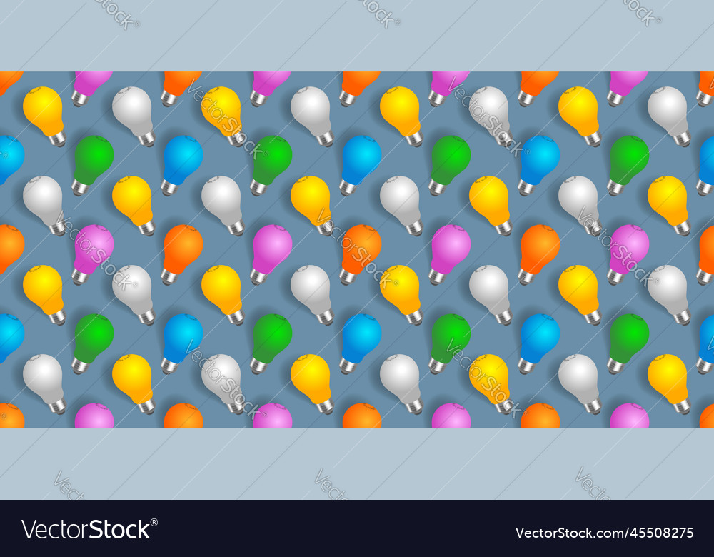 Seamless pattern repeating colored 3d Vector Image Seamless pattern repeating colored 3d