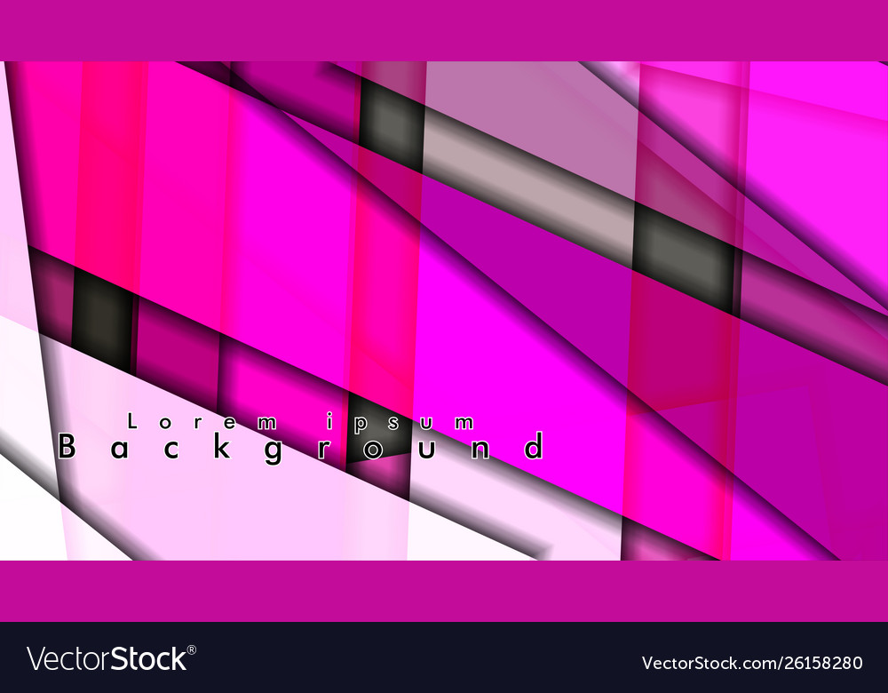 Abstract background design rectangular tube Vector Image