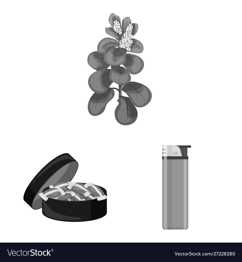 Isolated object health and nicotine symbol