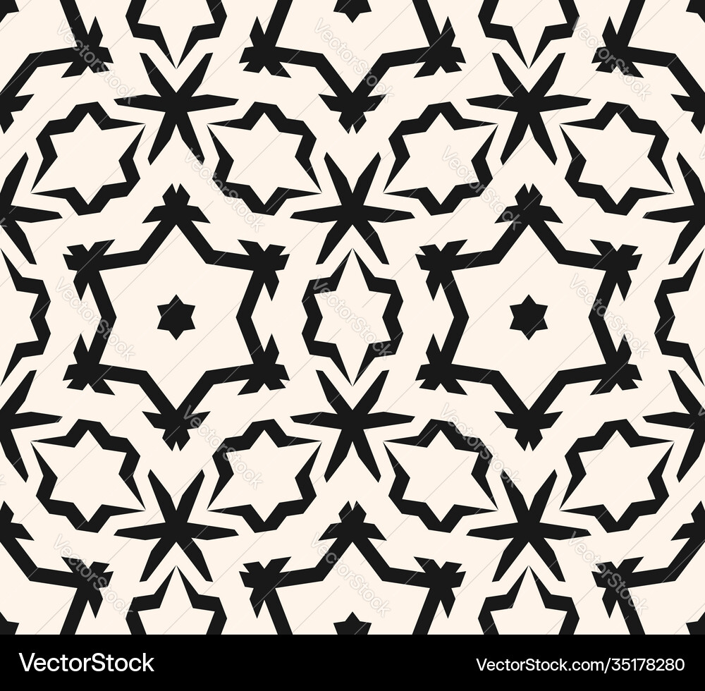 Ornamental seamless pattern subtle geometric Vector Image