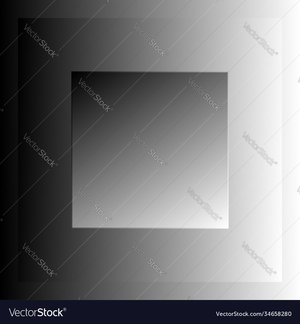 Overlapping squares blocks grayscale vector image Overlapping squares blocks grayscale