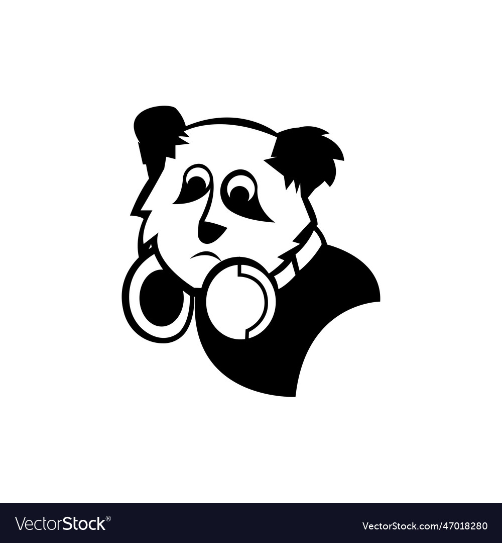 Panda Bear Hiphop Svg Cool Panda Clipart Hipster Panda 