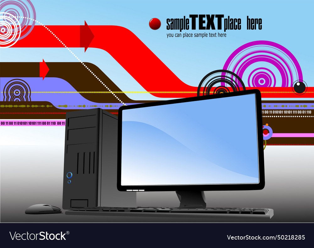 Abstract hi-tech background with copter image