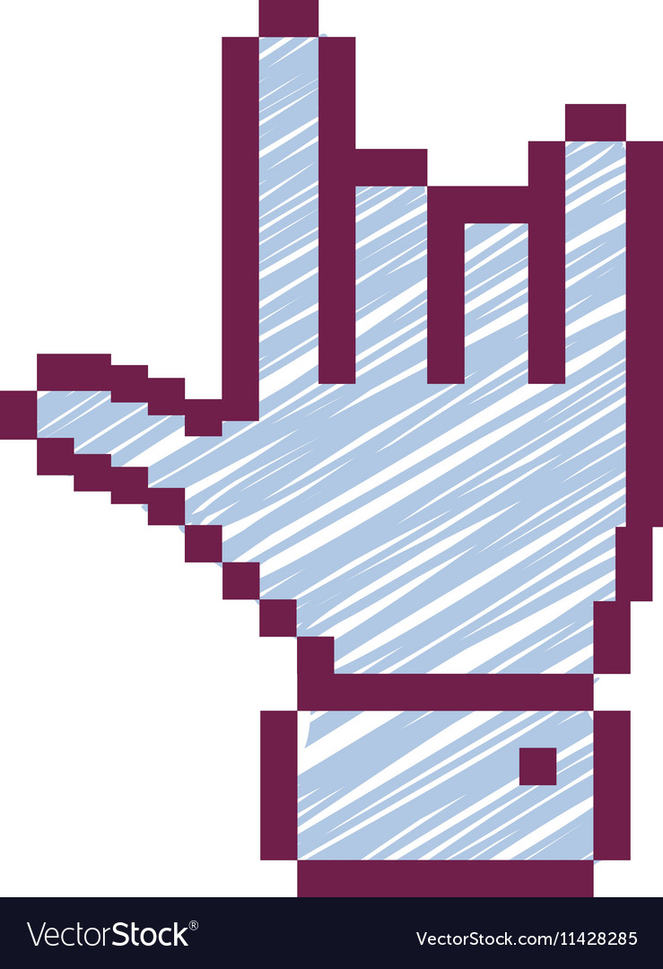Cursor concept in form of hand shape