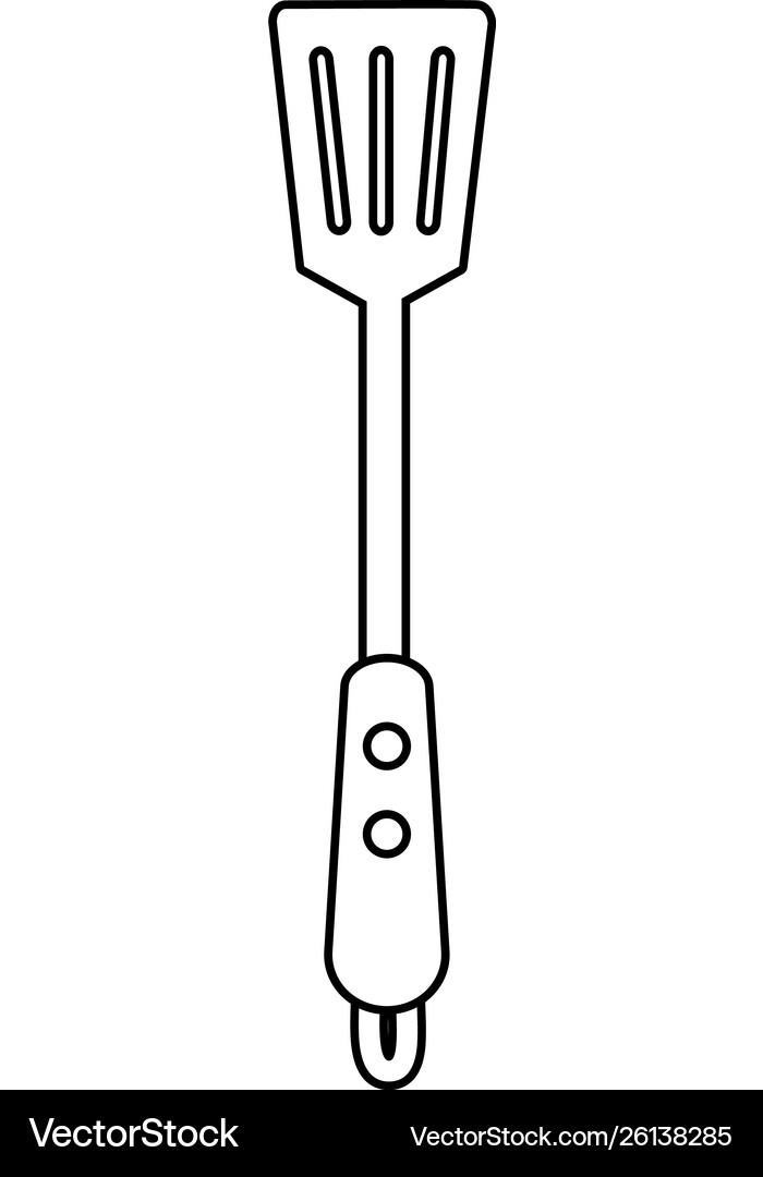 Isolated barbecue spatula design Royalty Free Vector Image