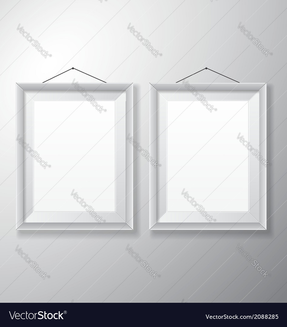 Picture frames white vertical