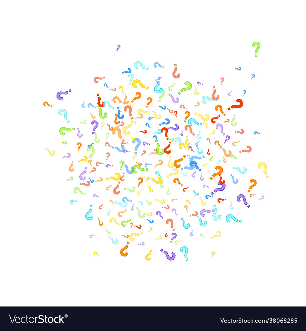 Question marks quiz doubt survey faq public poll vector image Question marks quiz doubt survey faq public poll