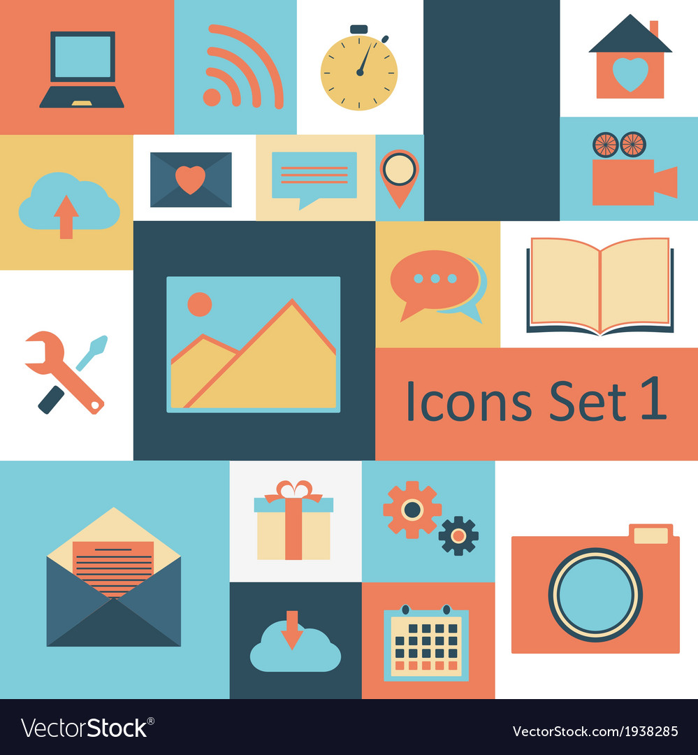 Universal outline icons for web and mobile