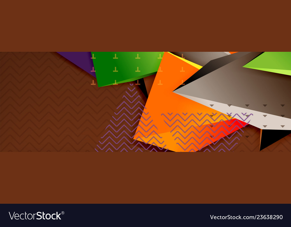 3d triangular shapes abstract background vector image 3d triangular shapes abstract background
