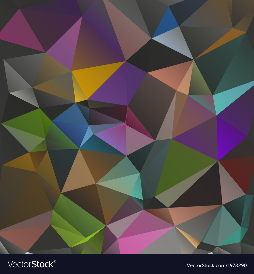 Dark background polygon