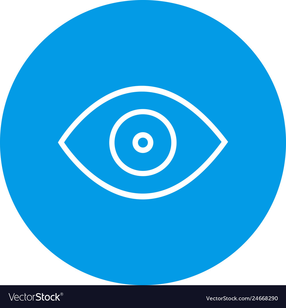 Eye icon Royalty Free Vector Image - VectorStock