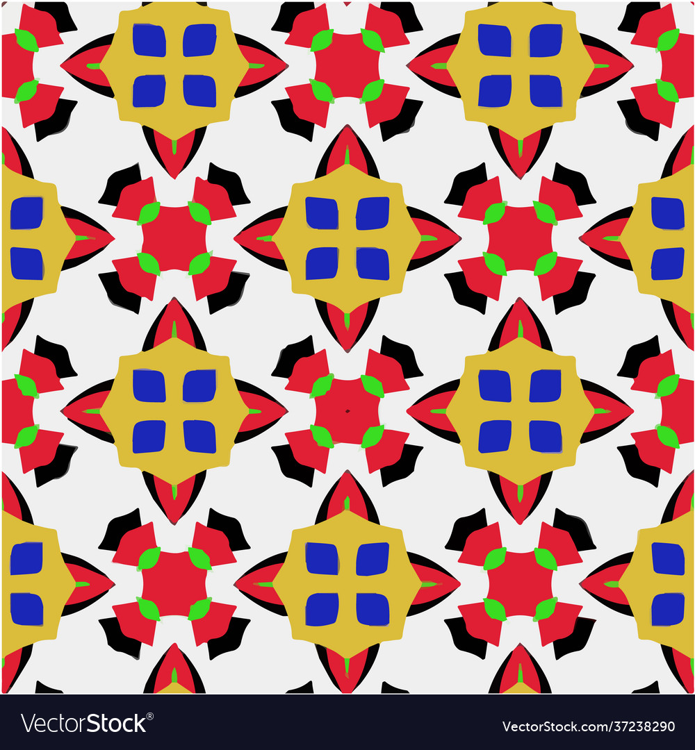 Geometric pattern with triangular elements