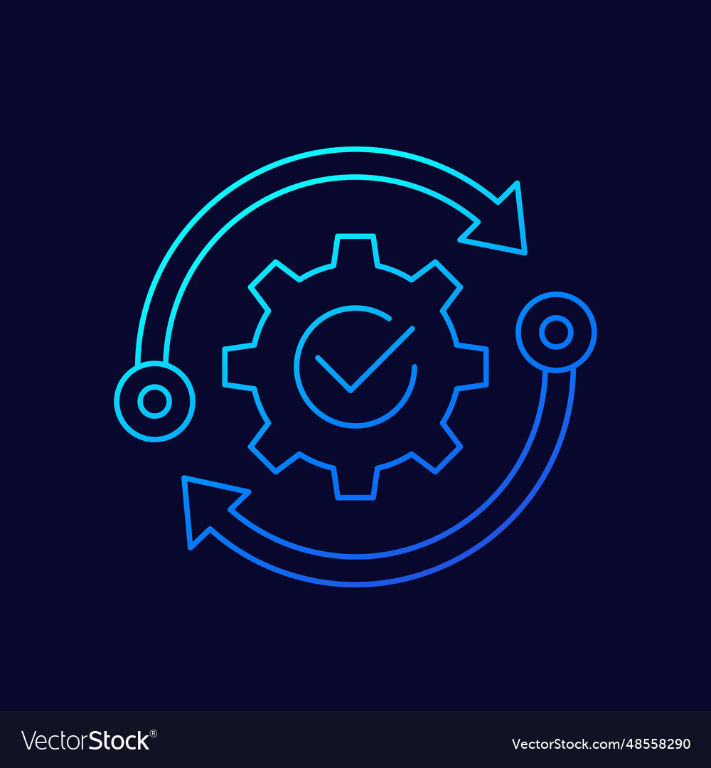 Productivity and production capacity icon