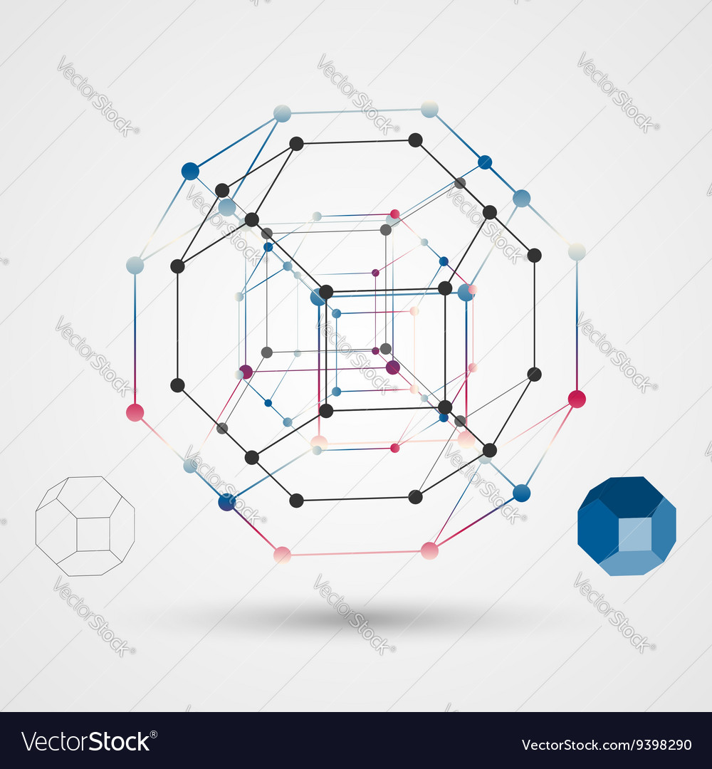 Skeleton of a polygon with points