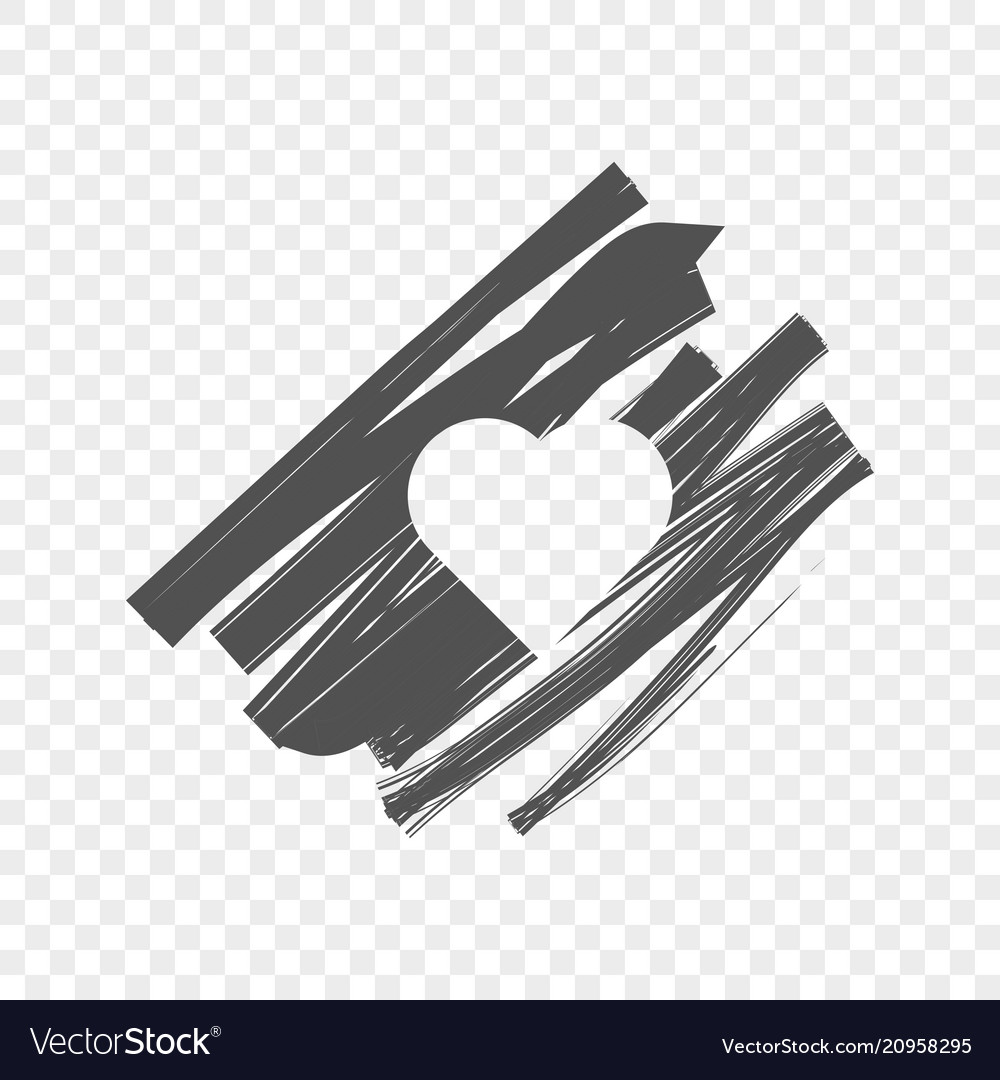Abstract image of a shaded background with heart