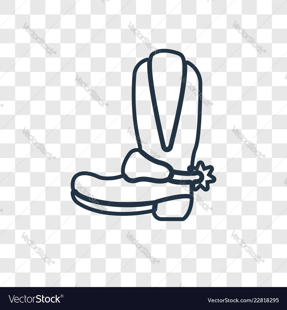 Boot Icon - Linear Style