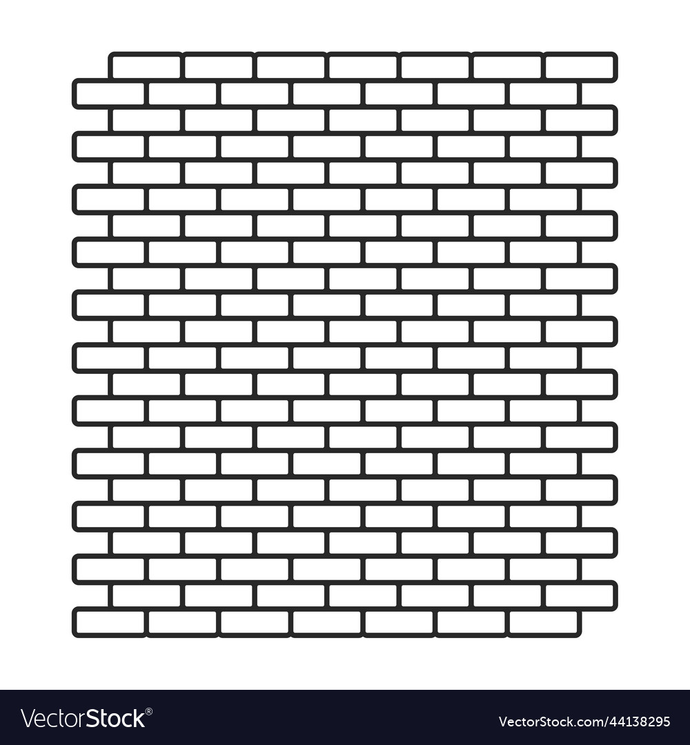 Continuous brick pattern background beautiful vector image Continuous brick pattern background beautiful