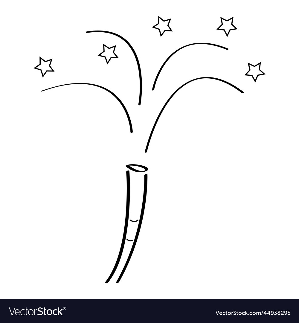 Firework element Vector Image Firework element