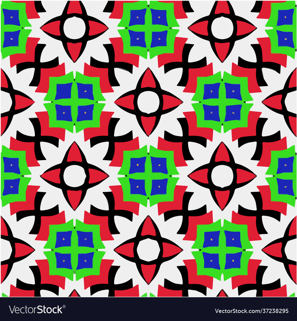 Geometric pattern with triangular elements