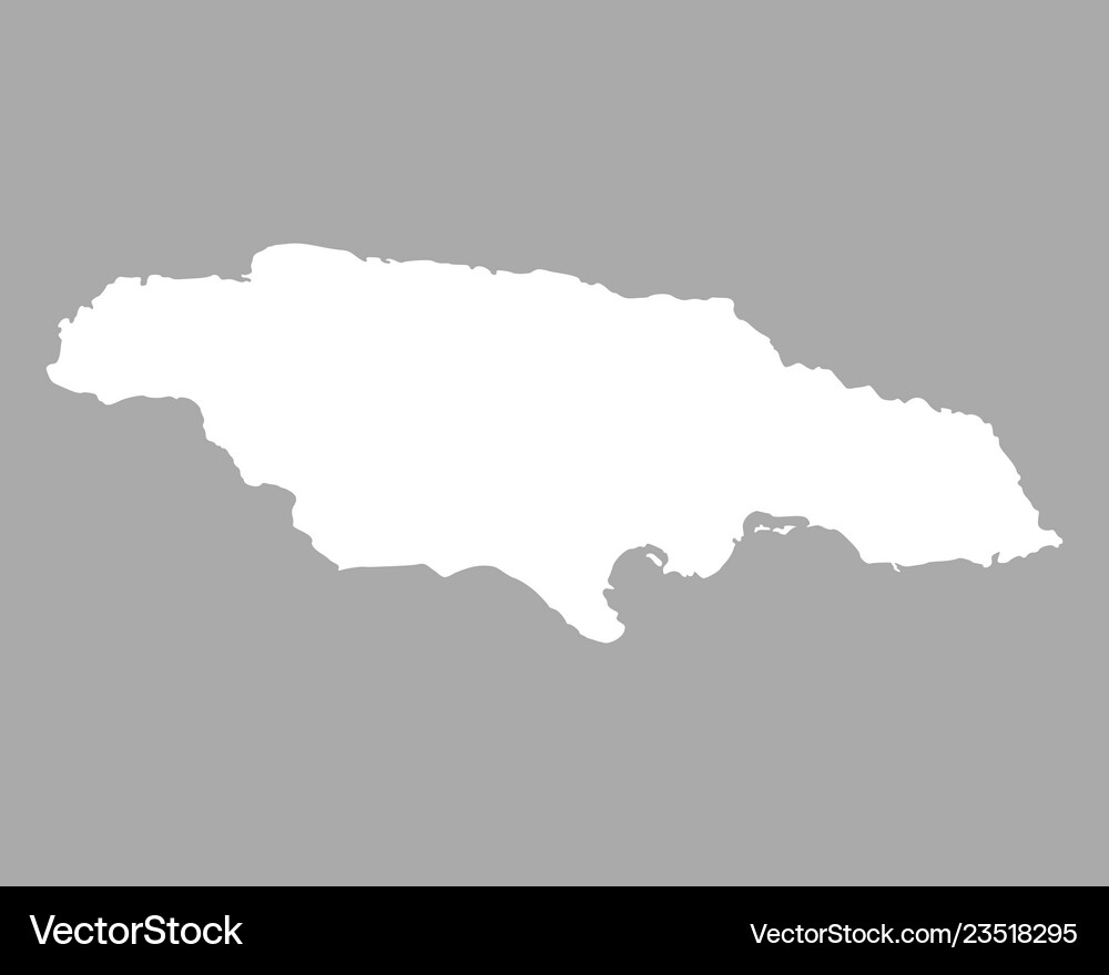 Map Of Jamaica Royalty Free Vector Image Vectorstock