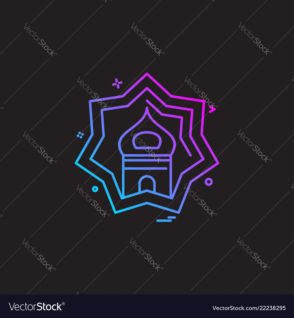 Mosque icon design