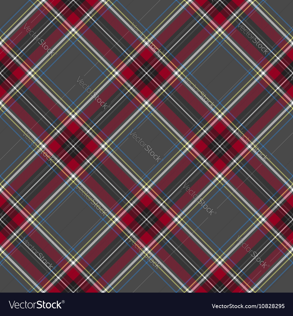 Red and Gray Diagonal Plaid Pattern