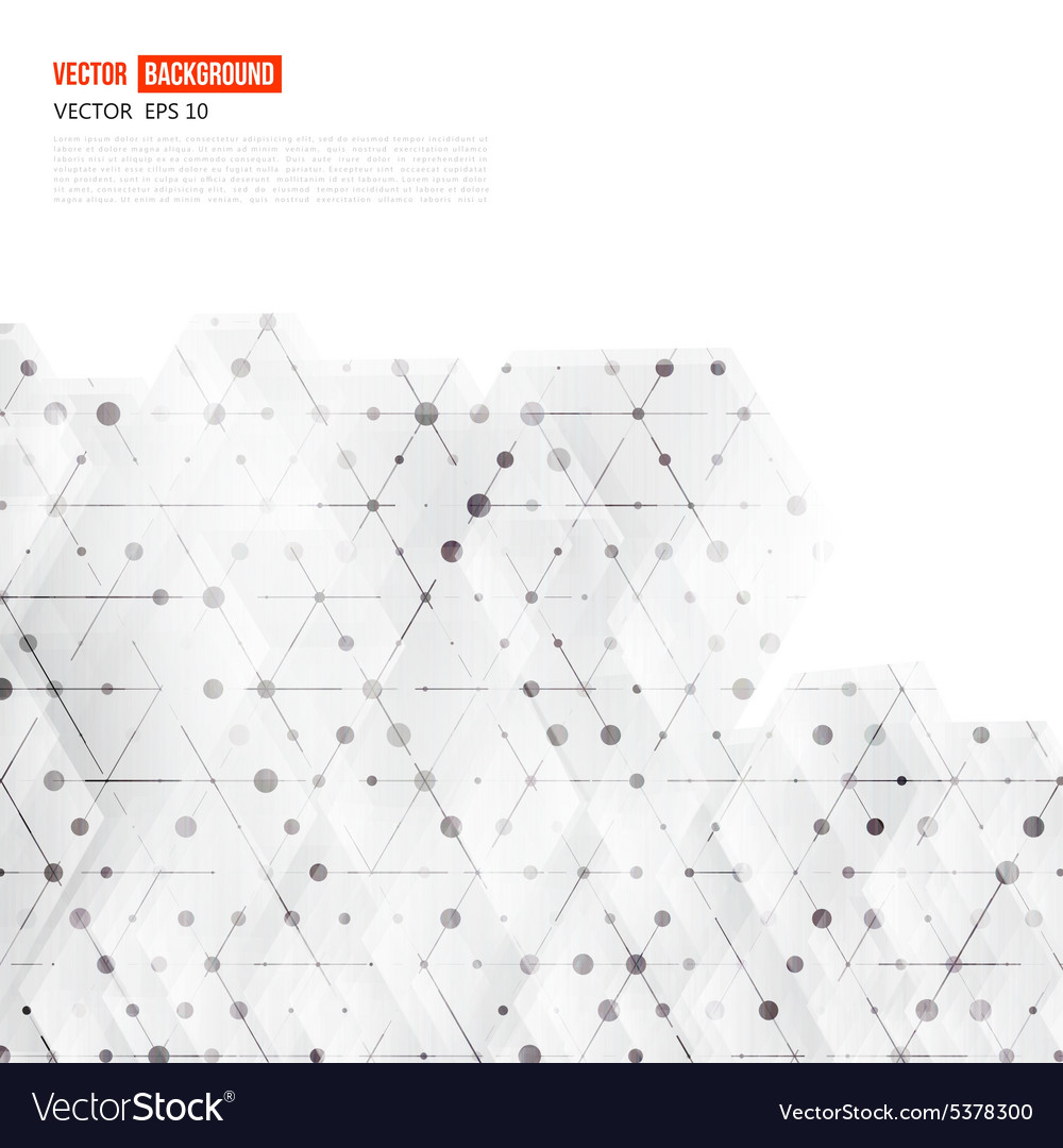Abstract geometric shape from gray cubes