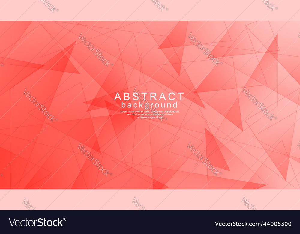 Abstract triangle design on gradient background