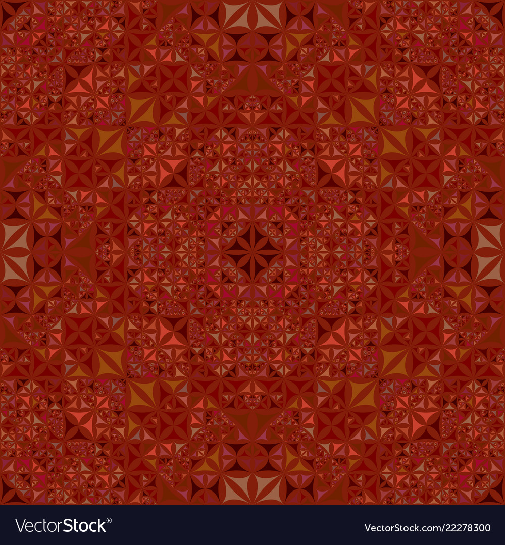 Brown seamless abstract curved triangle mosaic Vector Image Brown seamless abstract curved triangle mosaic