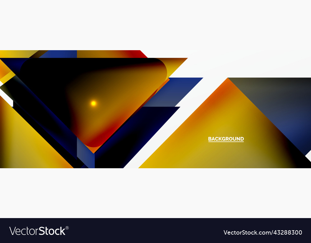 Dynamic 3d geometric abstract background