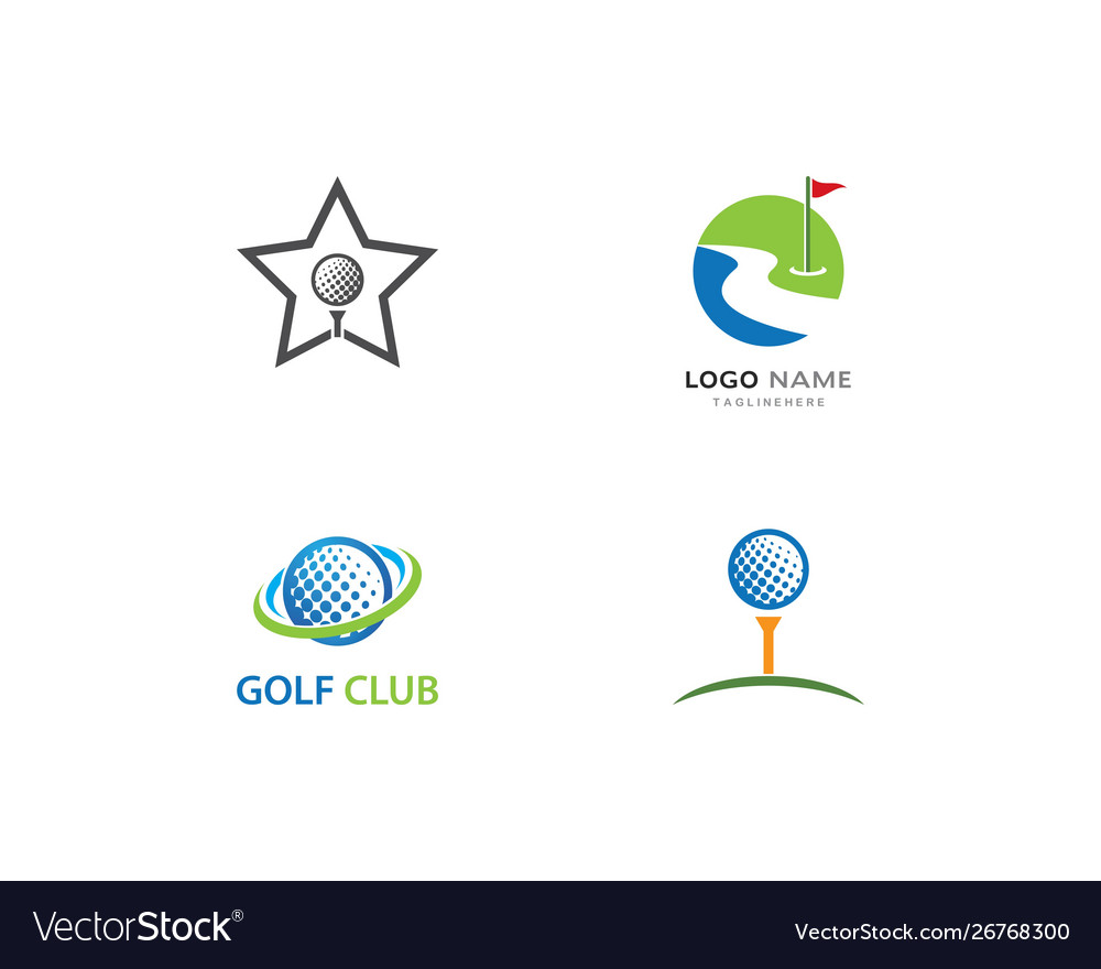 Golf logo template