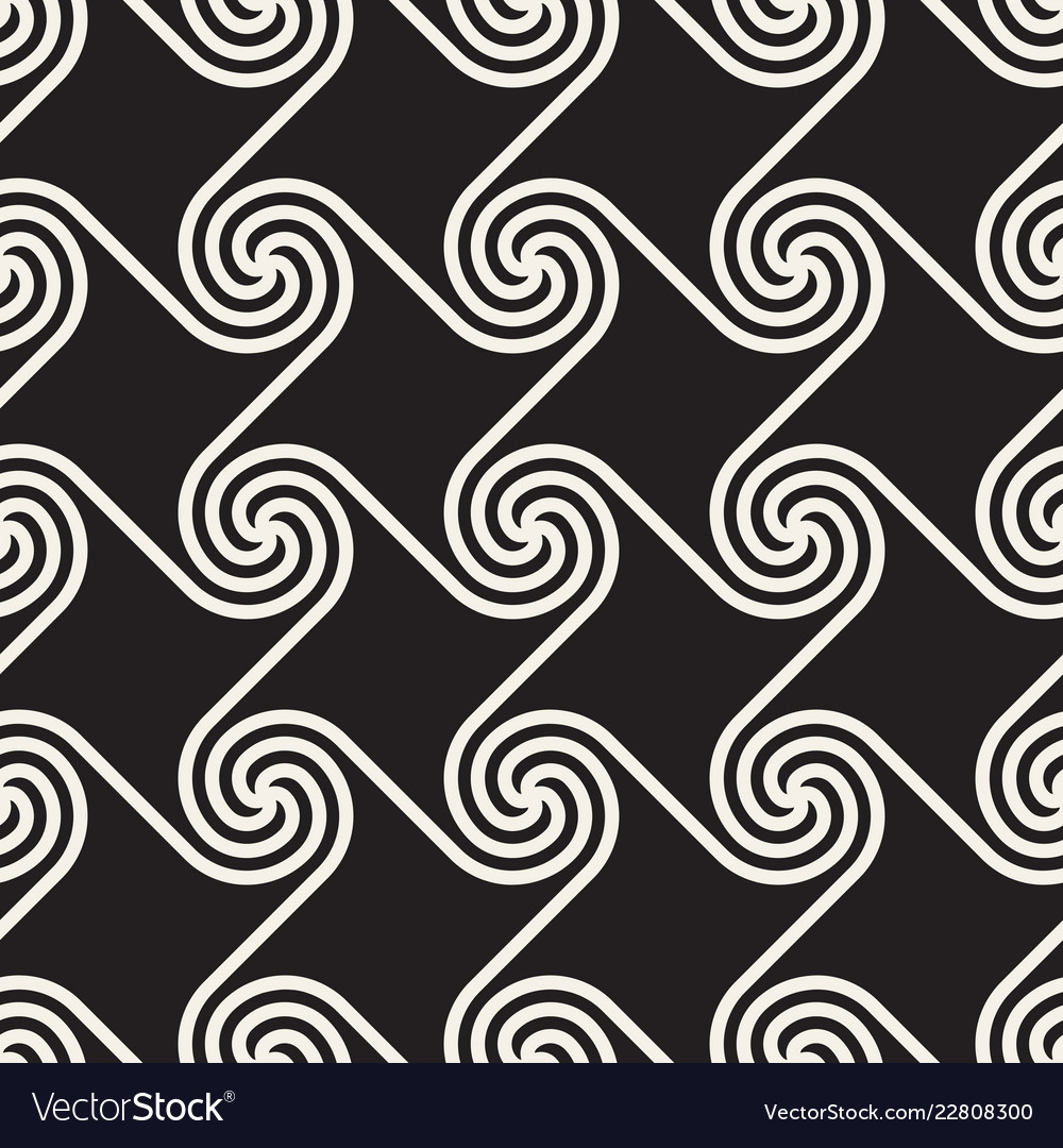 Modern Wavy Stripe Pattern