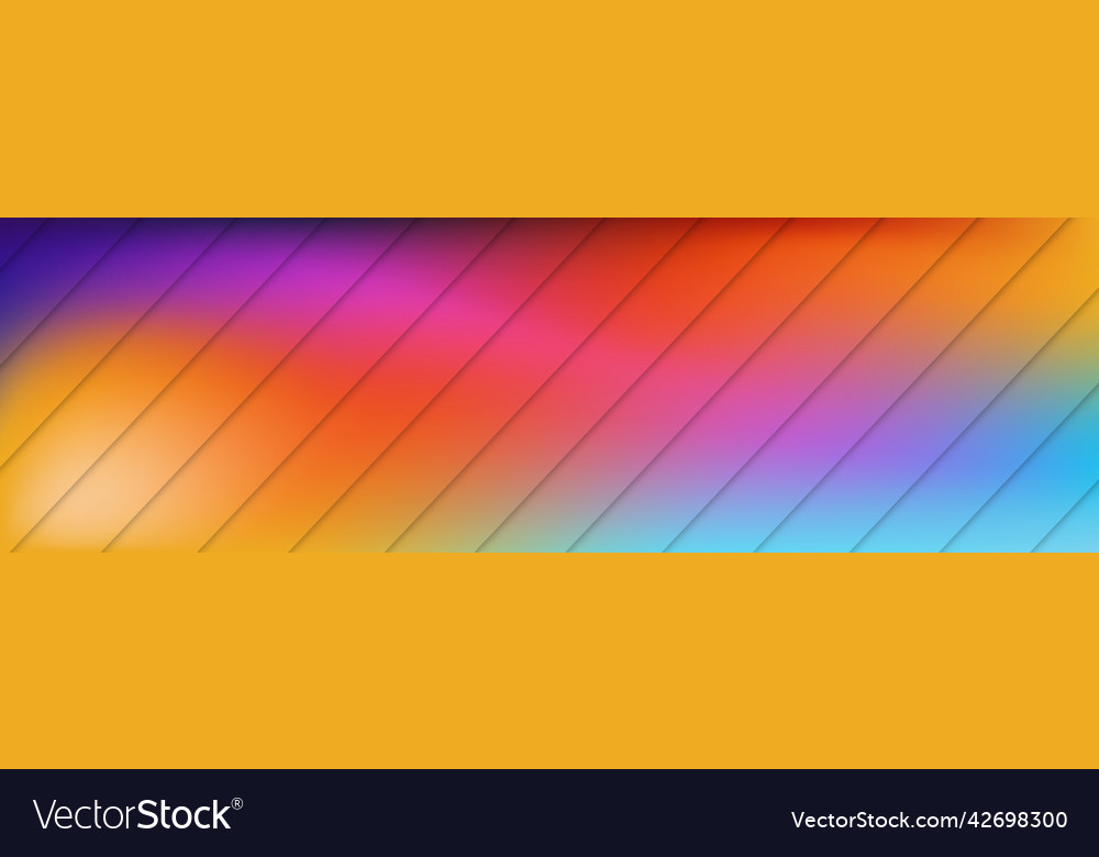 Panoramic abstract web background colorful vector image Panoramic abstract web background colorful