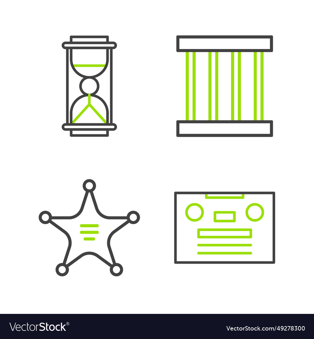 Set line retro audio cassette tape hexagram Vector Image Set line retro audio cassette tape hexagram