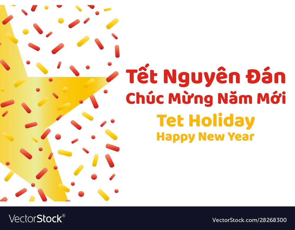 Vietnamese lunar new year or tet holiday