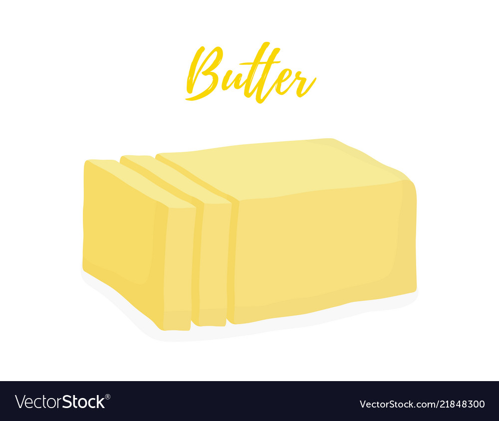 Gelbe Butter Barorganische Milch