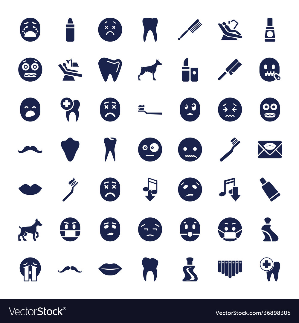 49 mouth icons