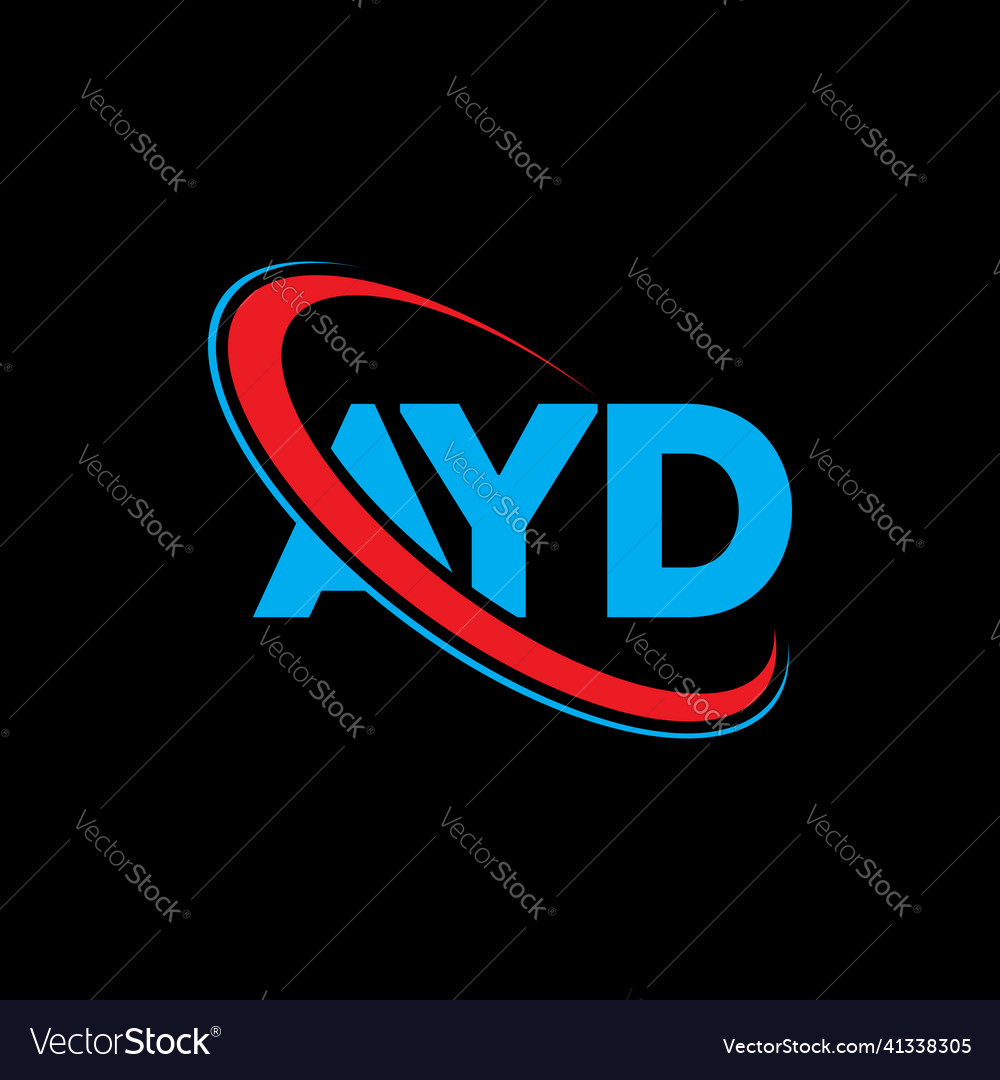 Ayd logo letter design Royalty Free Vector Image