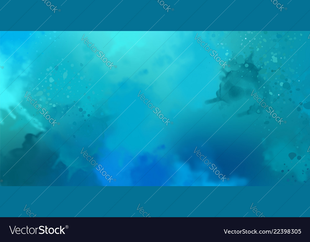 Blue Watercolor Splash Background