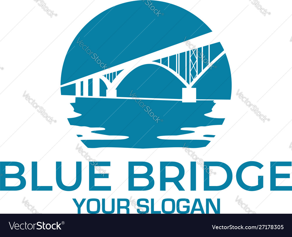 Bridge blue logo design