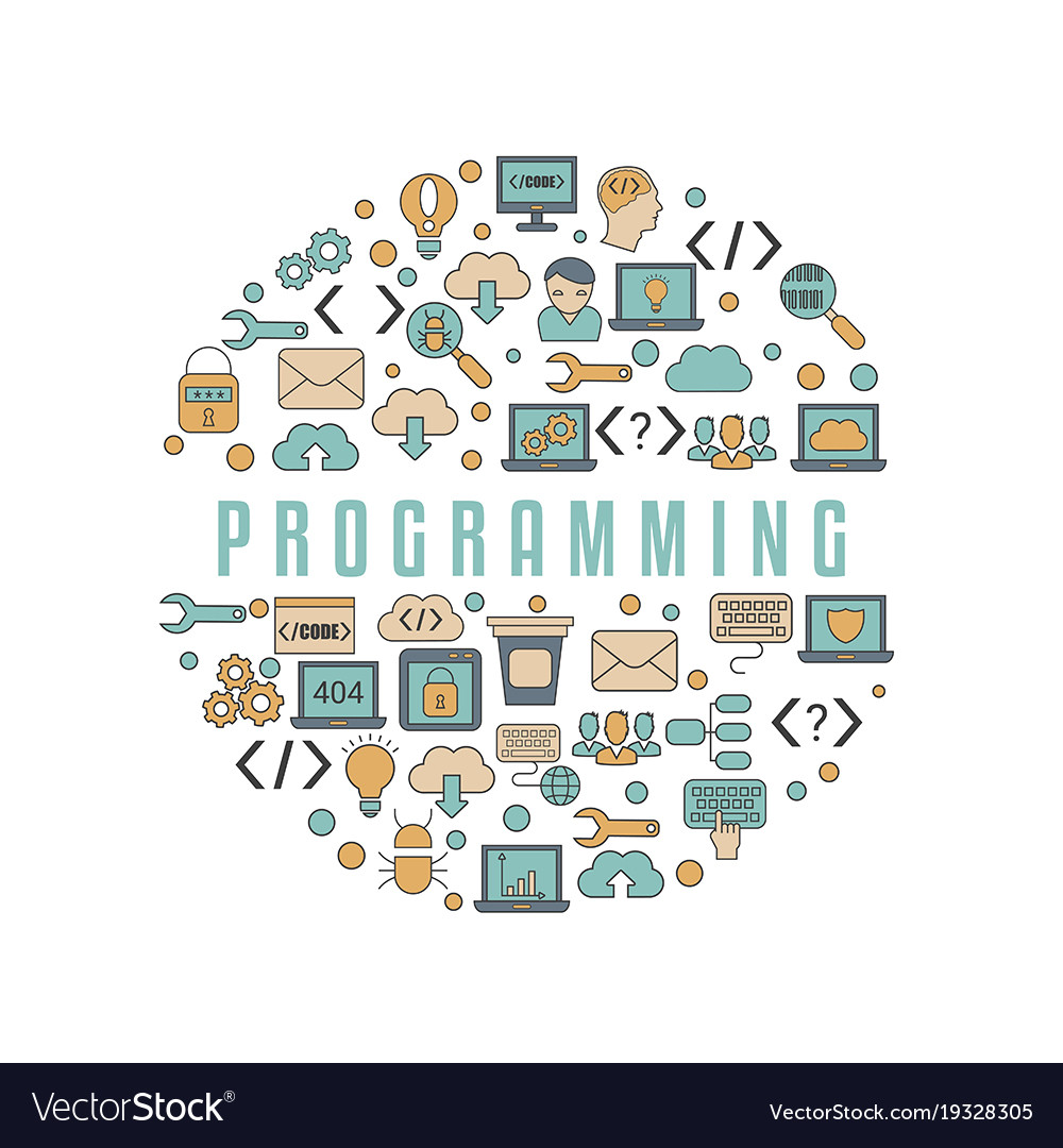 Coding and programming concept