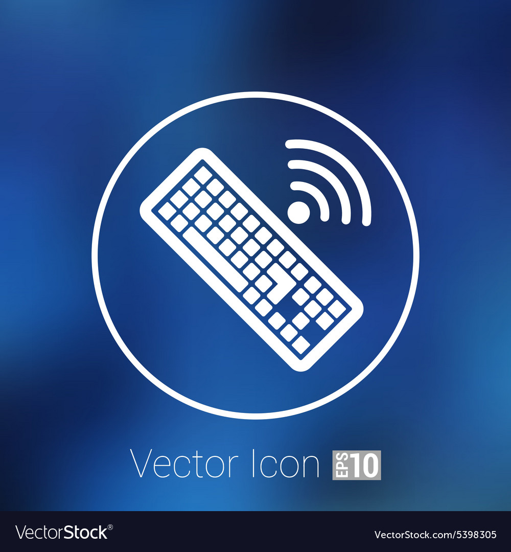 Computer keyboard key sign icon