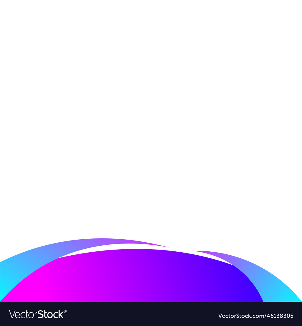 Gradient abstract footer Vector Image Gradient abstract footer