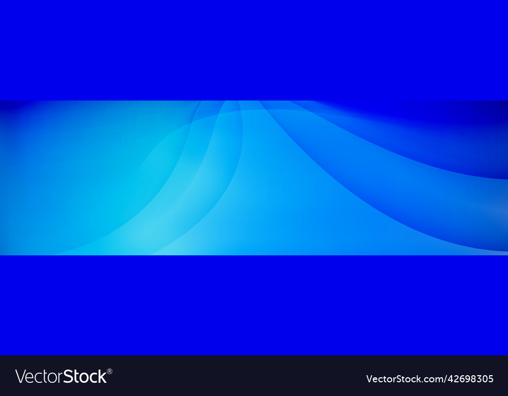 Panoramic abstract web background blue gradient