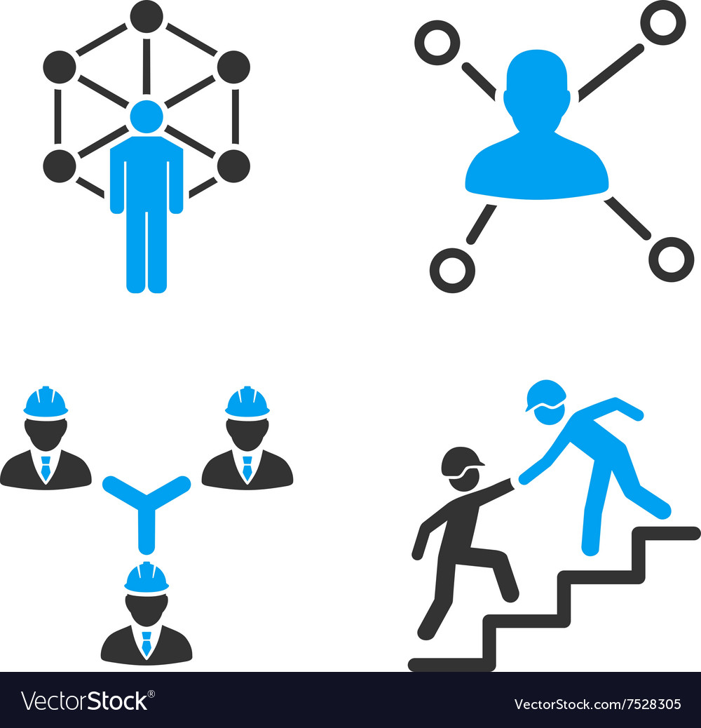 People Connection Icons - Network Relationships
