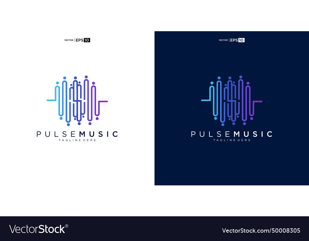 Pulse music player logo element
